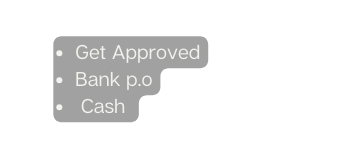 Get Approved Bank p o Cash